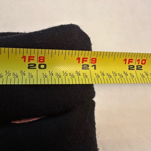 Illenium Sweatpants Joggers Size XL Black Pink Logos Drawstring Cotton 30 Inseam - Picture 8 of 9